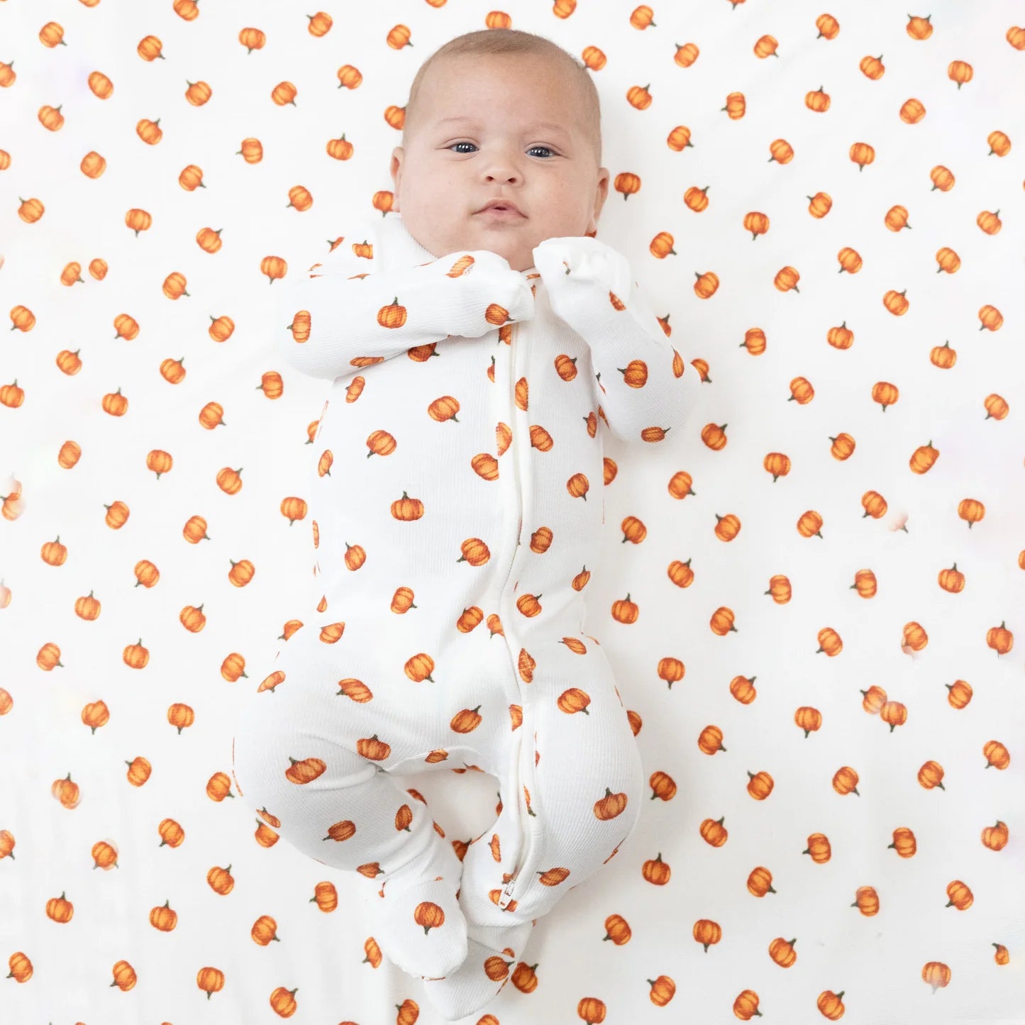 Little Pumpkins 2 Way Zipper Footie - Doodlebug's Children's Boutique