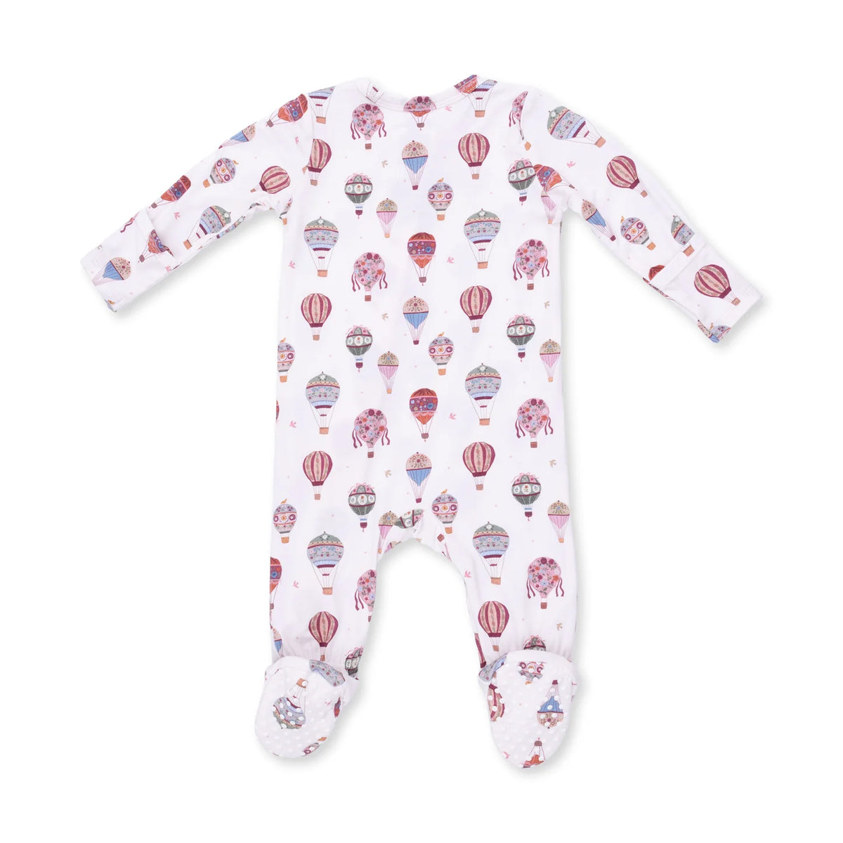 Hot Air Balloons 2 Way Zipper Footie