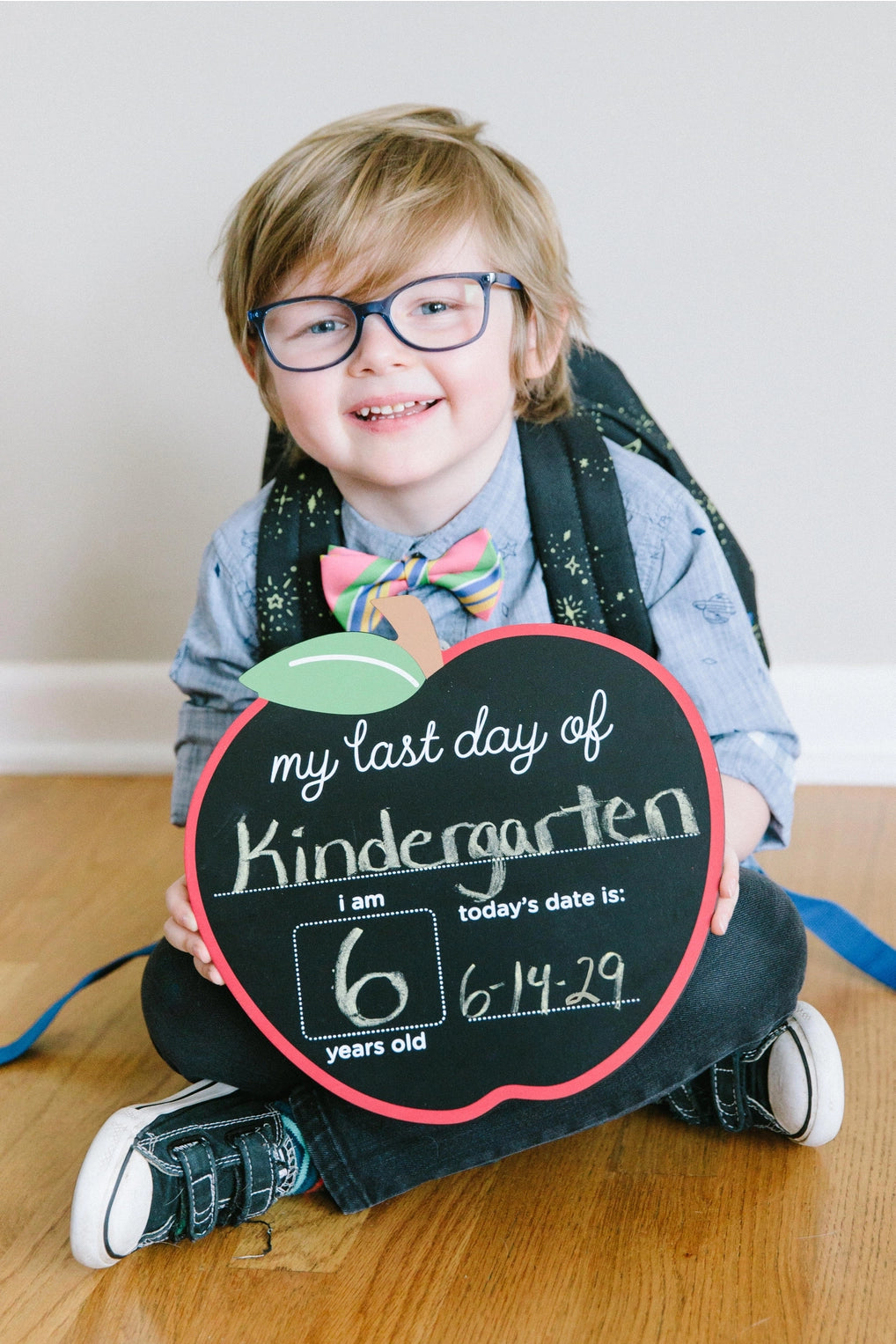 First Day and Last Day of School Apple Chalkboard - Doodlebug's Children's Boutique