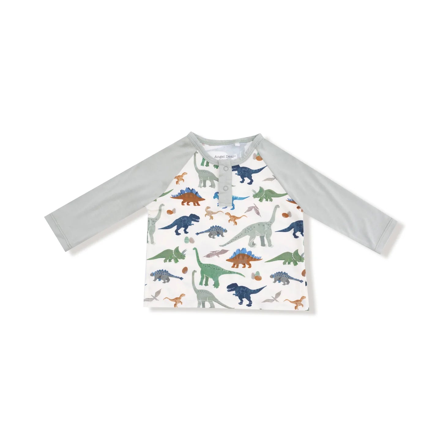 Washy Dinos Long Sleeve Raglan Henley and Jogger Set - Doodlebug's Children's Boutique