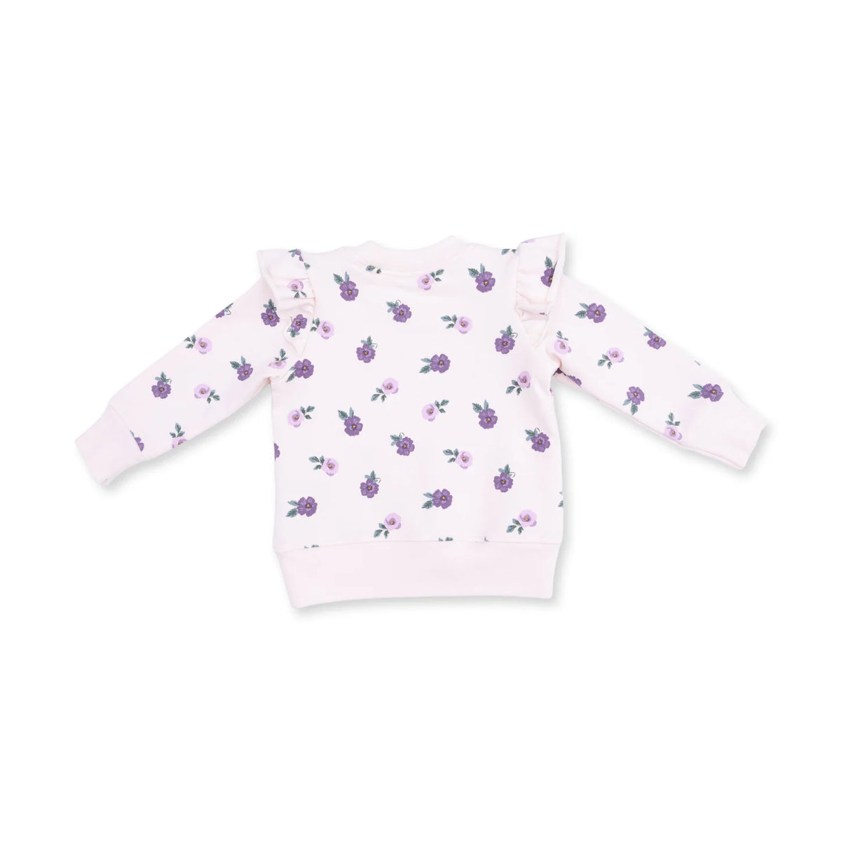 Violetta Floral Ruffle Sweatshirt & Legging Set