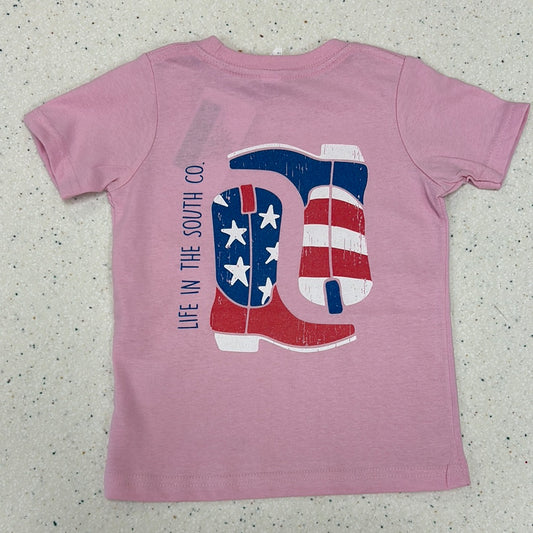 American Boots Shirt  - Doodlebug's Children's Boutique