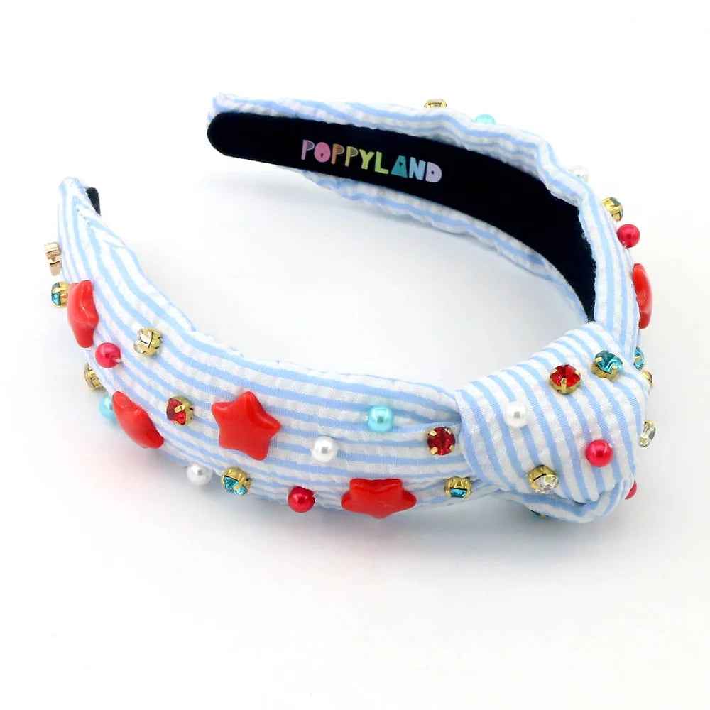Stars and Stripes Headband  - Doodlebug's Children's Boutique