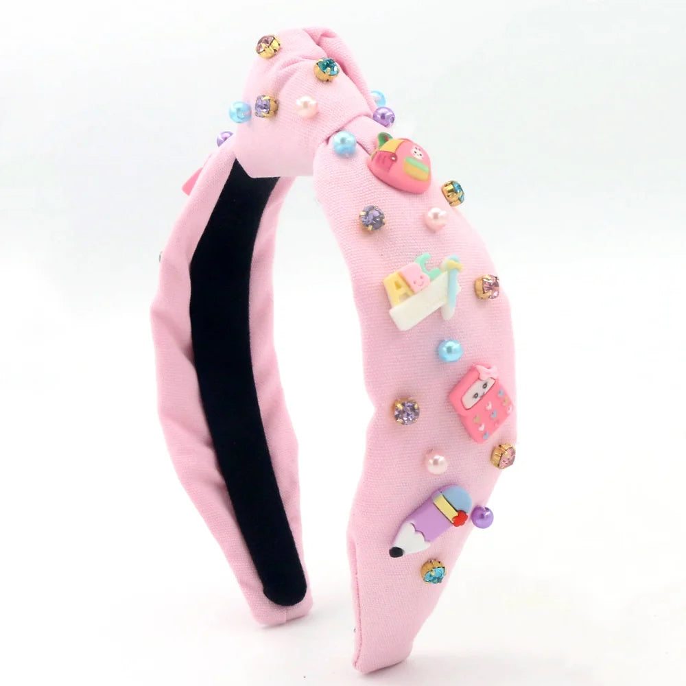 School is Cool Headband  - Doodlebug's Children's Boutique