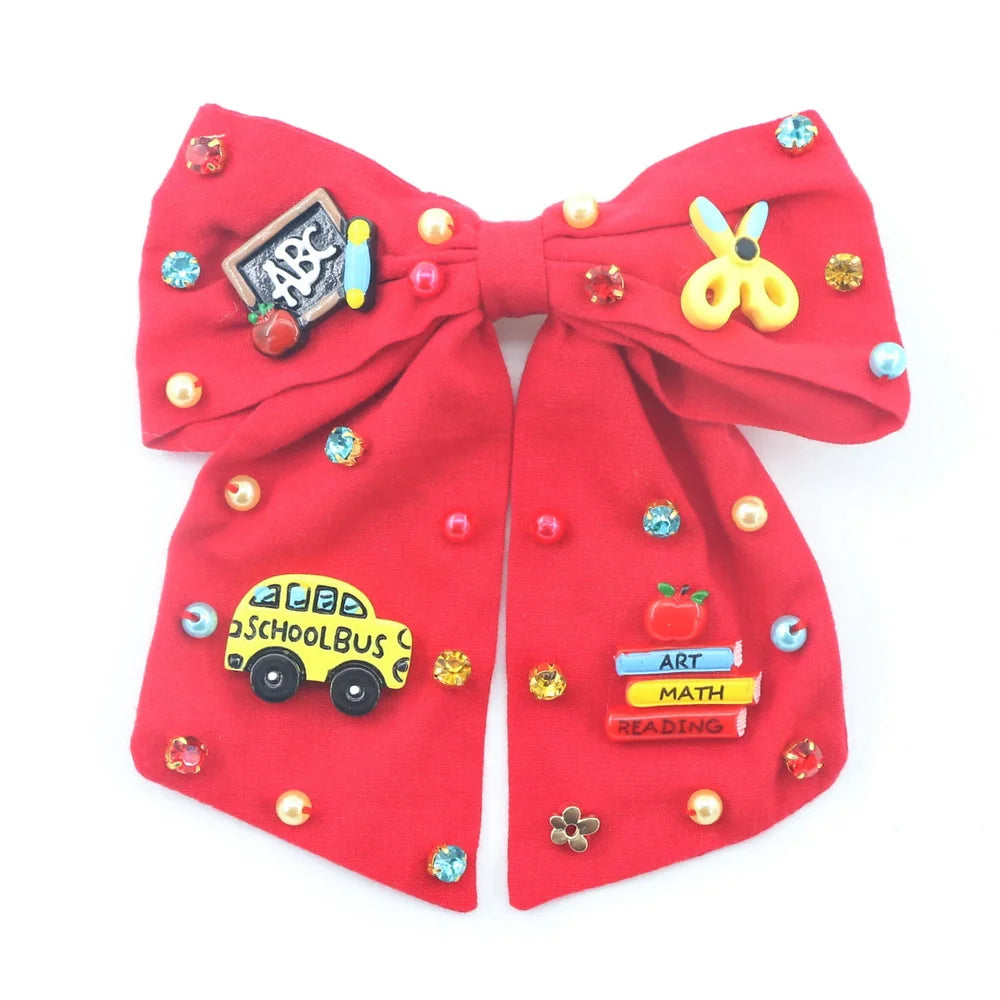 Back to School Bow  - Doodlebug's Children's Boutique