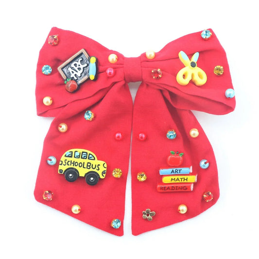Back to School Bow  - Doodlebug's Children's Boutique