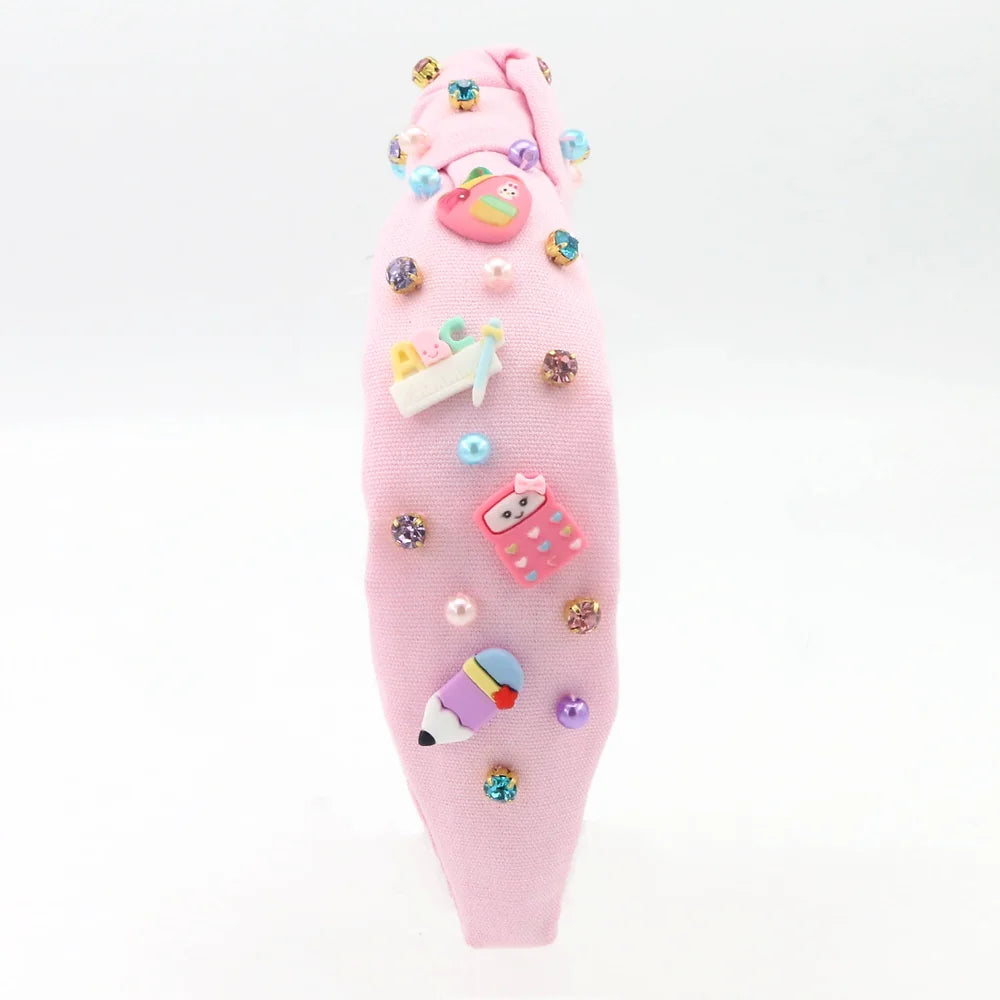 School is Cool Headband  - Doodlebug's Children's Boutique