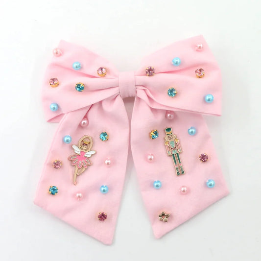 Sugarplum Fairy Bow  - Doodlebug's Children's Boutique