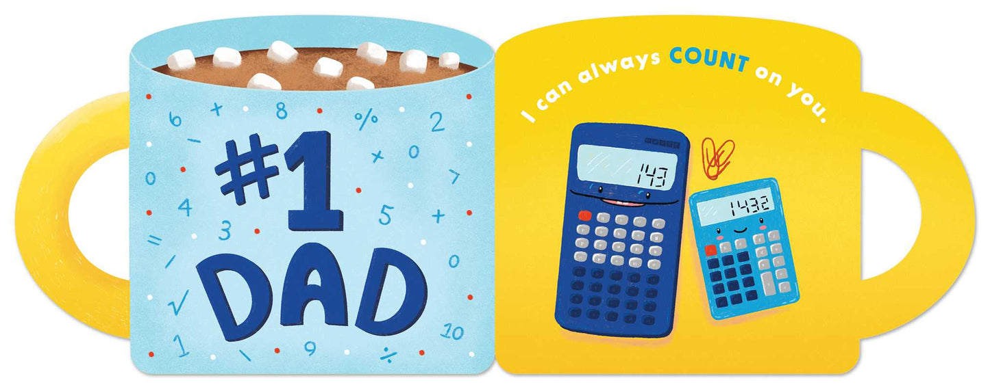 #1 Dad: A Mugs & Kisses Book - Doodlebug's Children's Boutique