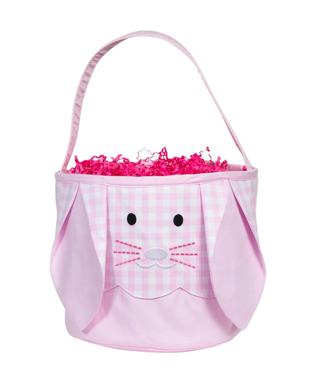 Pink Bunny Easter Basket - Doodlebug's Children's Boutique