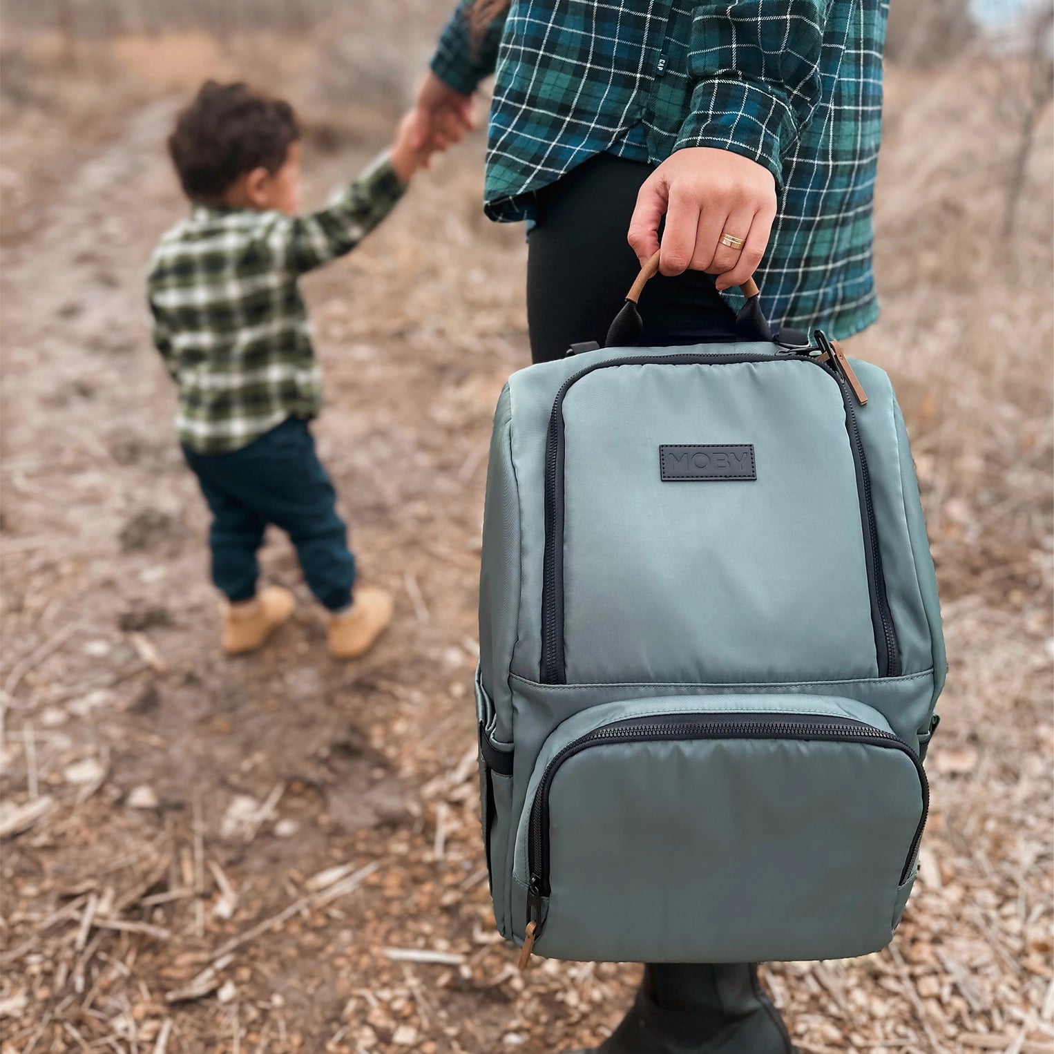 Parent Pack Diaper Bag in Pine - Doodlebug's Children's Boutique