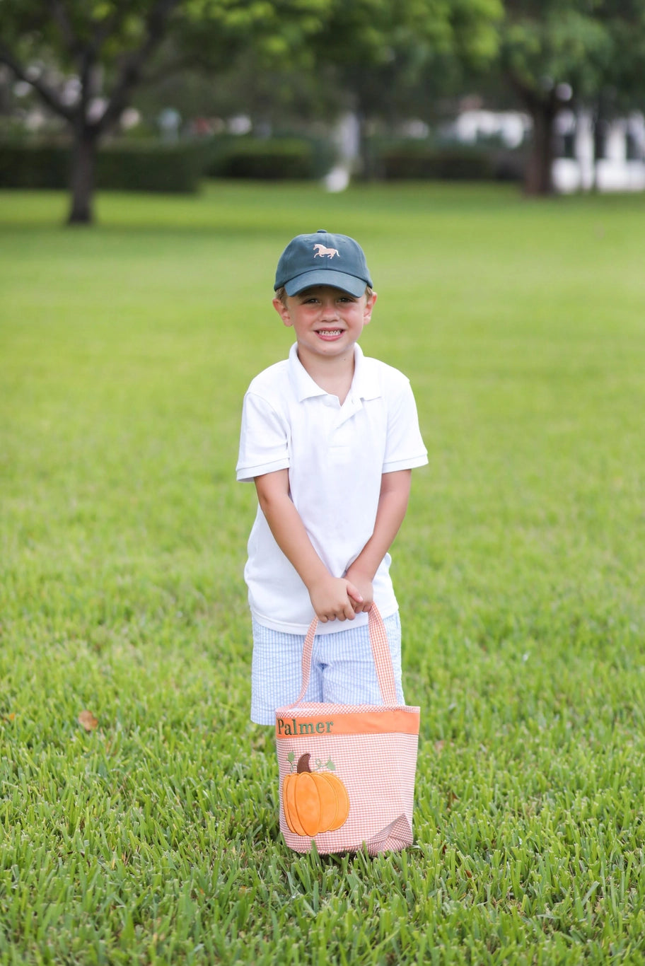 Halloween Pumpkin Tote  - Doodlebug's Children's Boutique