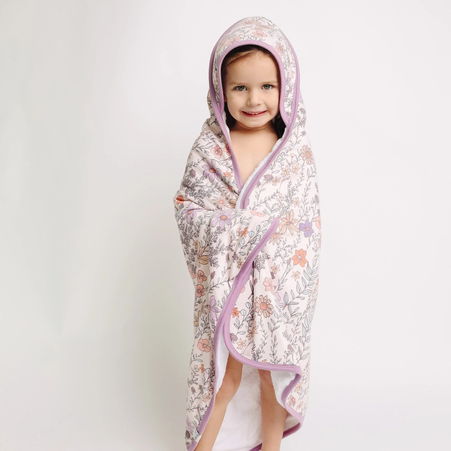 Flora Hooded Towel - Doodlebug's Children's Boutique