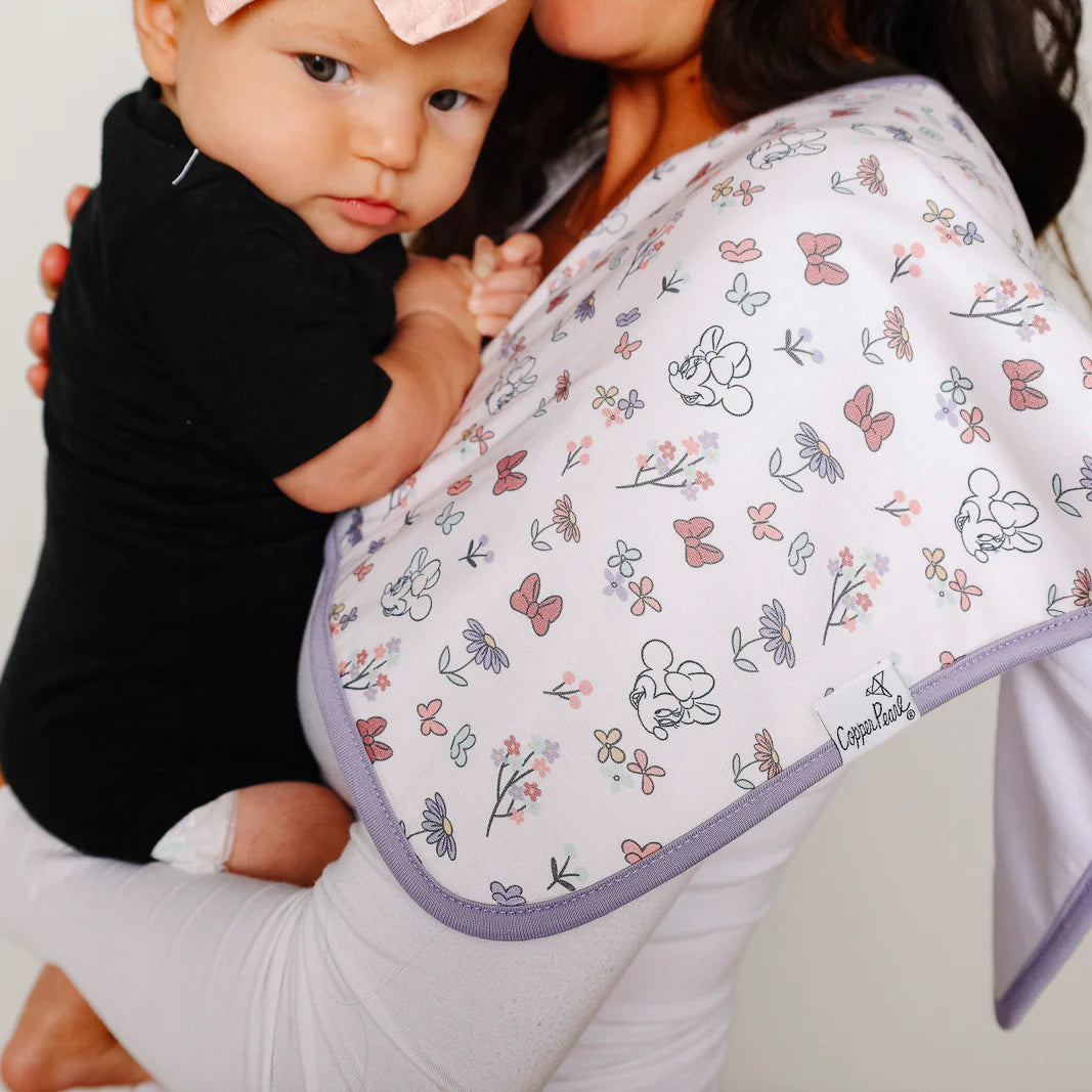 Minnie Mouse 3 Pack Burp Cloths - Doodlebug's Children's Boutique