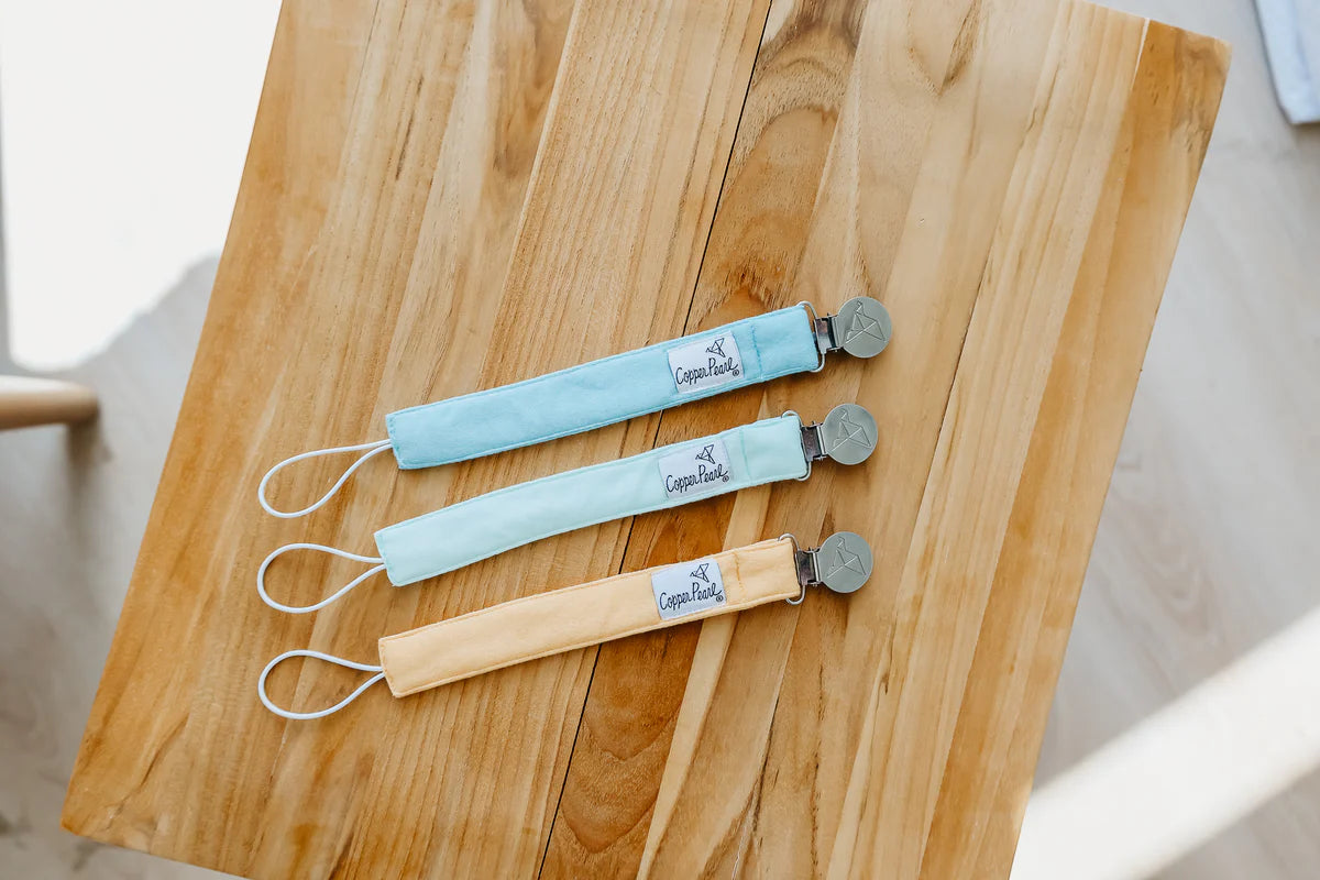 Bennie Binky Clip Set  - Doodlebug's Children's Boutique