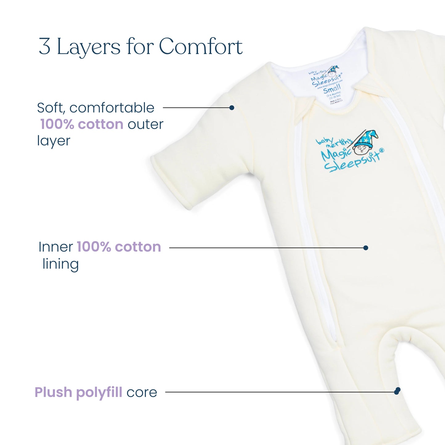 Baby Merlin's Magic Sleepsuit® in Pink - Doodlebug's Children's Boutique