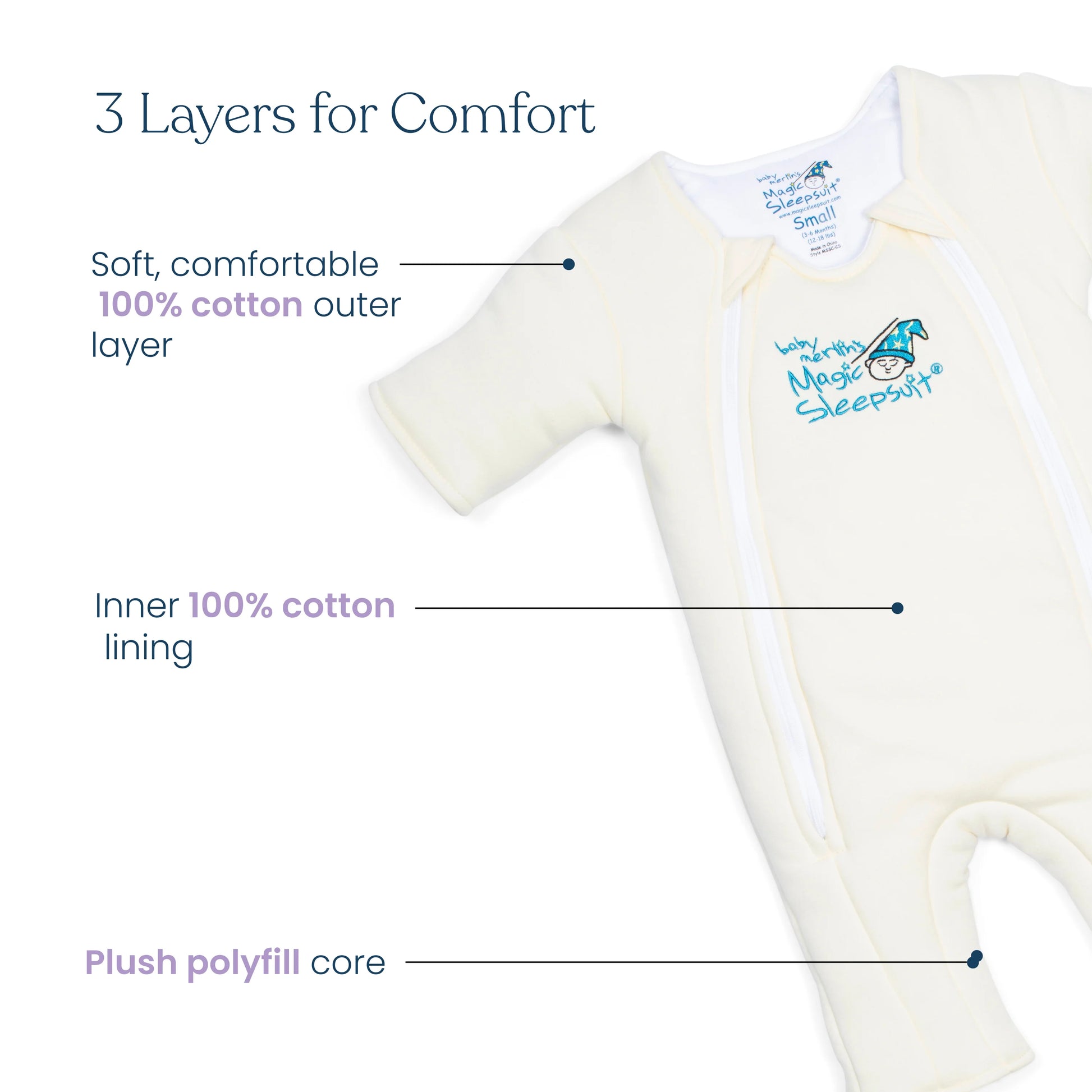 Baby Merlin's Magic Sleepsuit® in Pink - Doodlebug's Children's Boutique