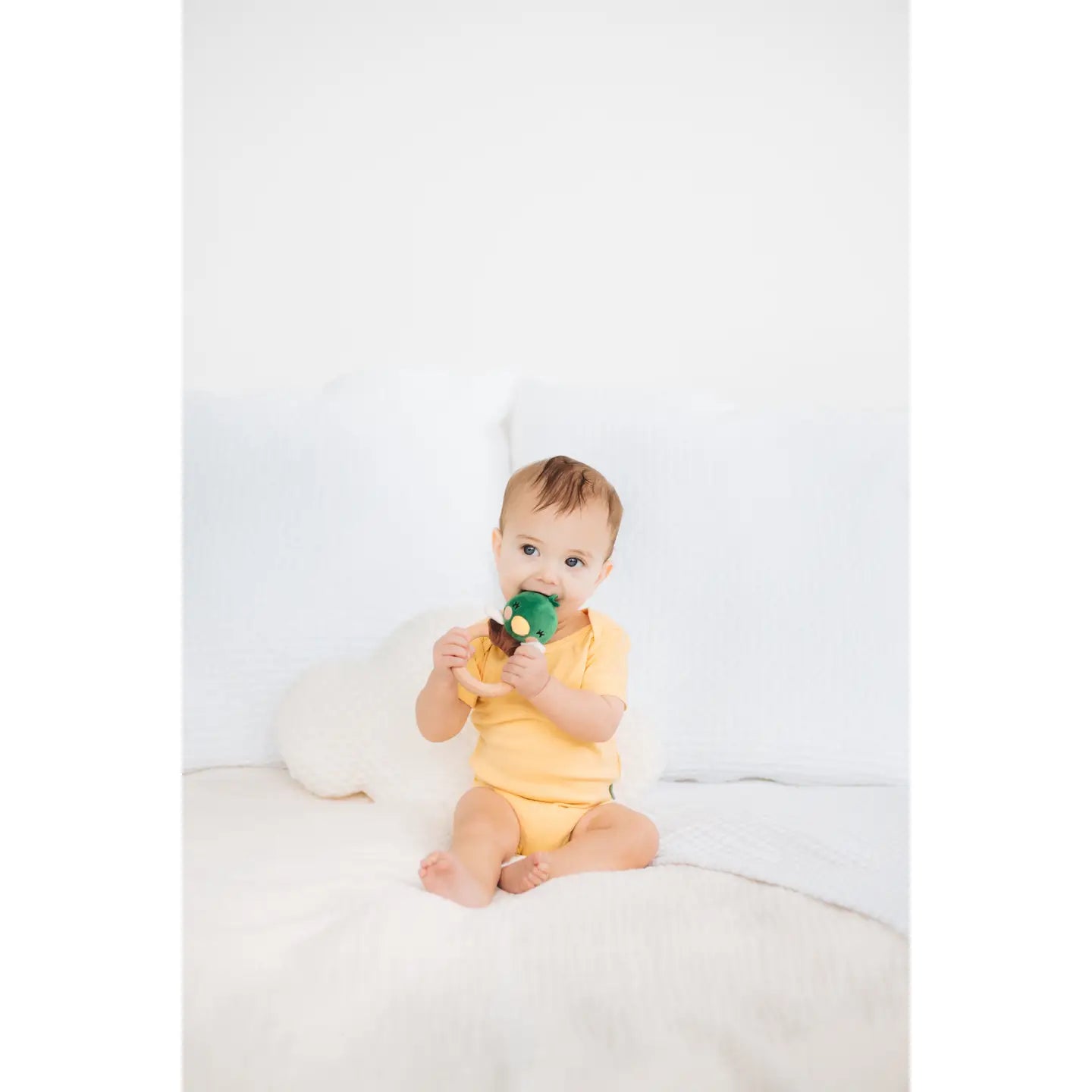 Mallard Duck Wood Rattle Teether - Doodlebug's Children's Boutique
