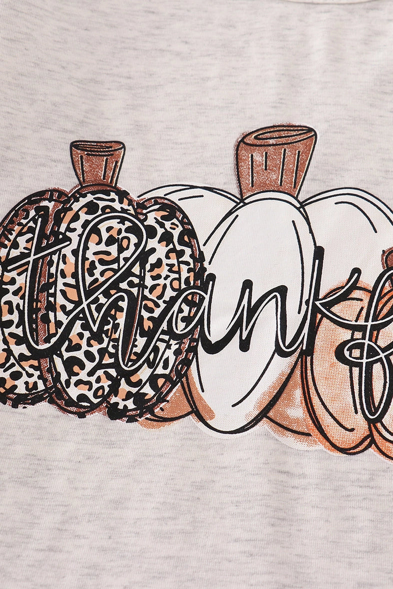 Mommy & Me Thankful Pumpkin Long Sleeve Tee  - Doodlebug's Children's Boutique