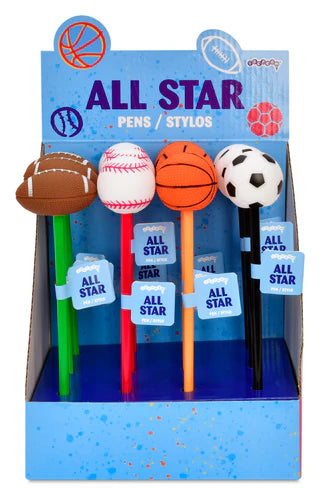 All Star Sports Pens  - Doodlebug's Children's Boutique