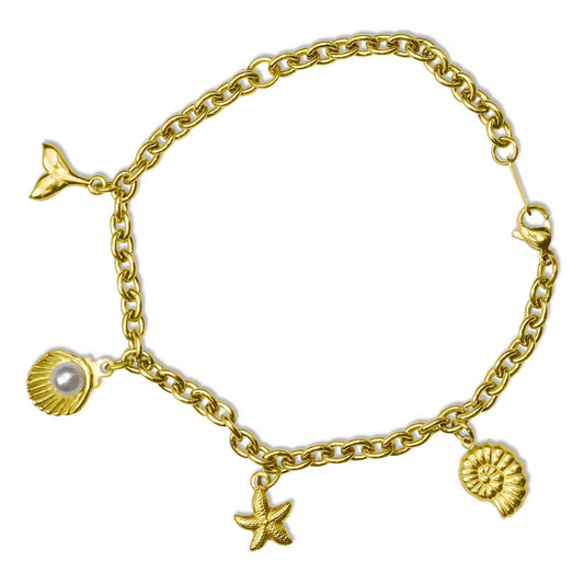 Mermaid Vibes Charm Bracelet - Doodlebug's Children's Boutique