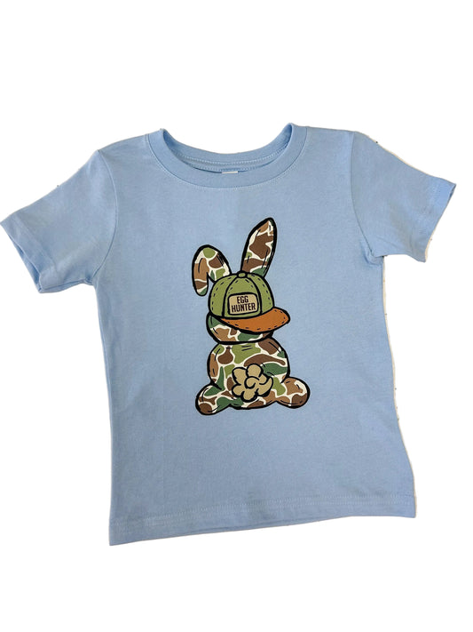 Egg Hunter Bunny Tee - Doodlebug's Children's Boutique