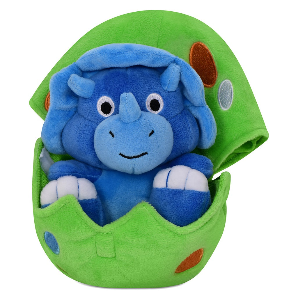 Troy Triceratops Egg Plush  - Doodlebug's Children's Boutique