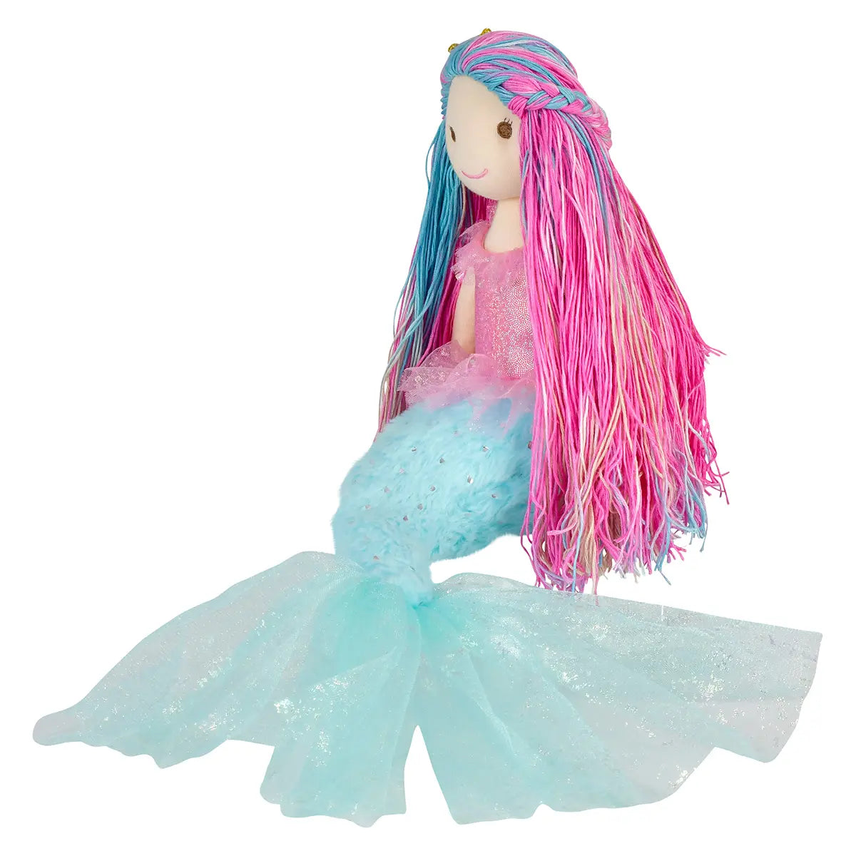 Mermaid Vibes Plush Character - Doodlebug's Children's Boutique