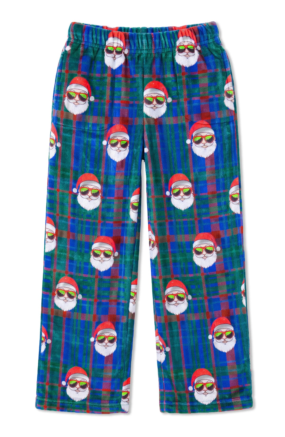 Cool Santa Plush Pants - Doodlebug's Children's Boutique
