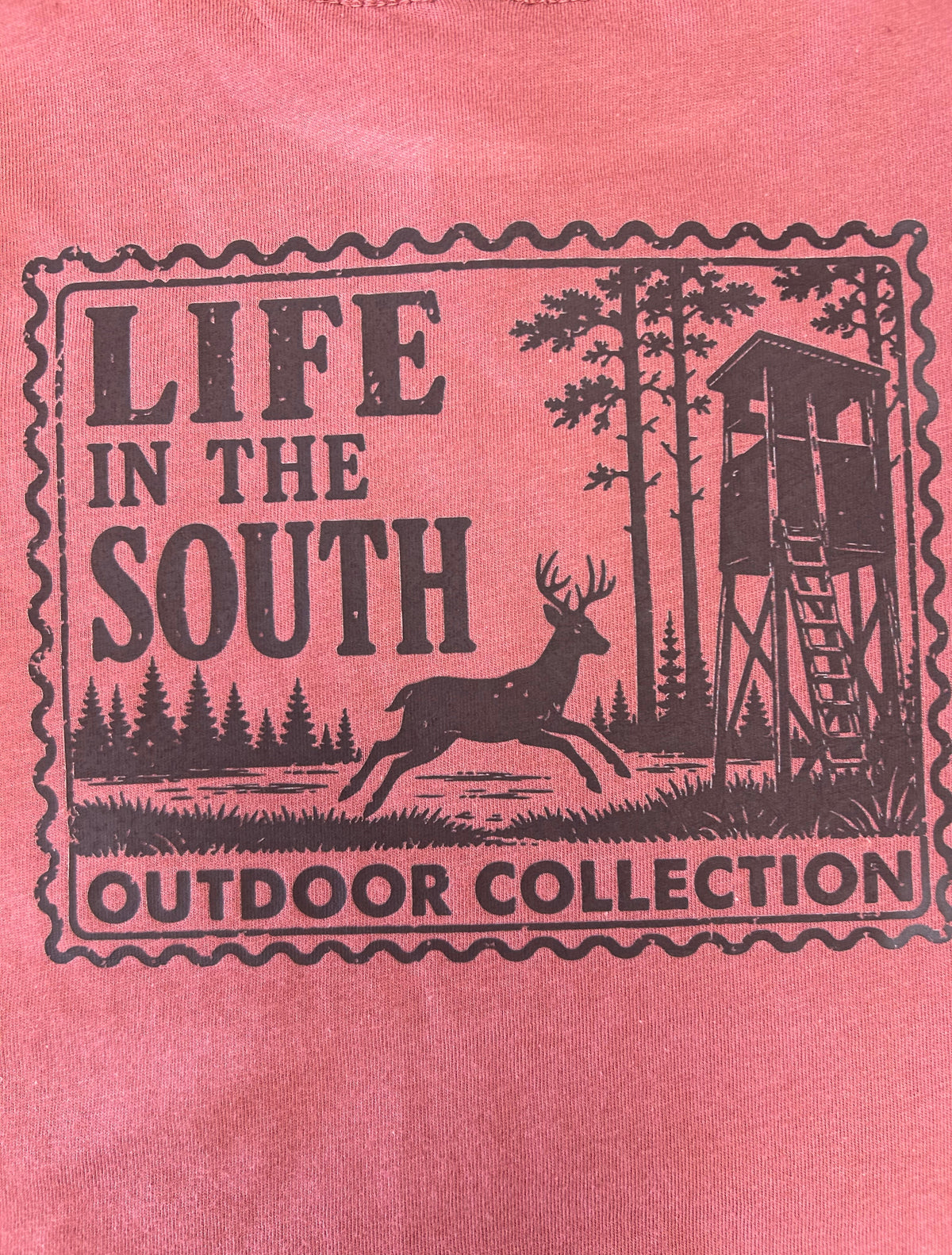 Deer Stand Stamp Shirt - Doodlebug's Children's Boutique