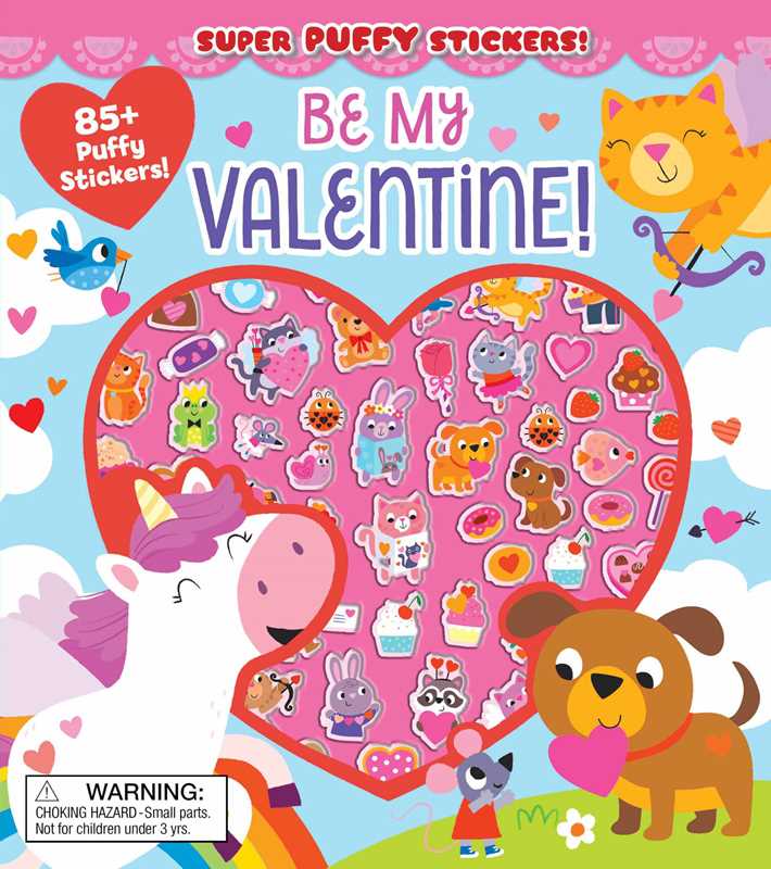 Super Puffy Stickers Be My Valentine Book - Doodlebug's Children's Boutique