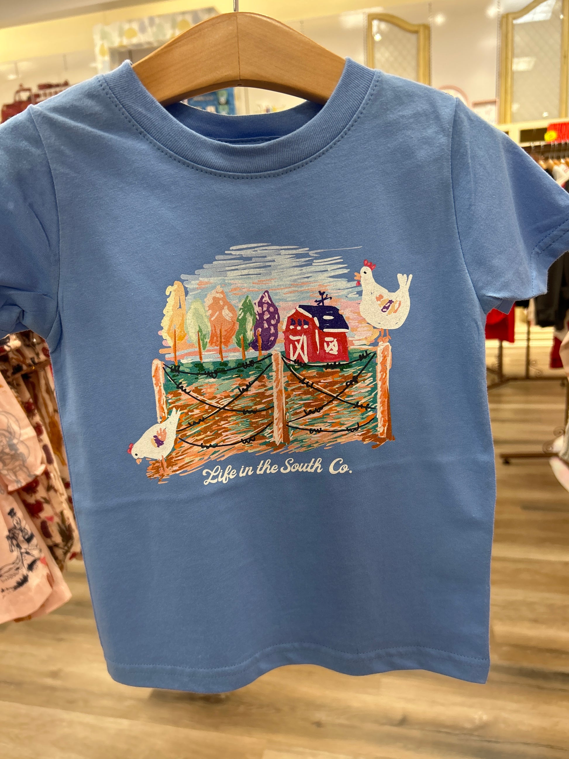 Chicken & Barn Shirt  - Doodlebug's Children's Boutique