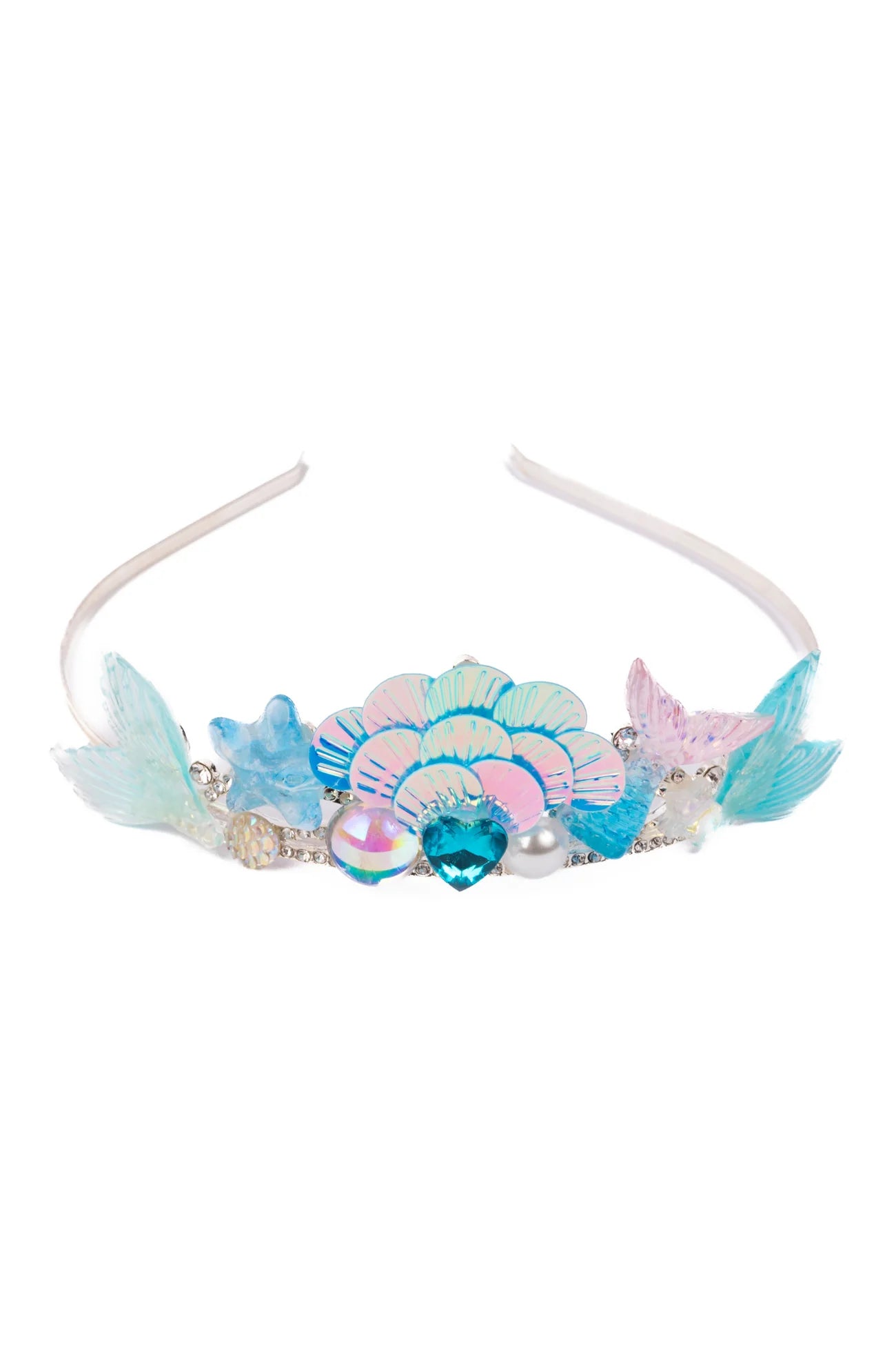 Boutique Ocean Jewel Tiara Blue - Doodlebug's Children's Boutique
