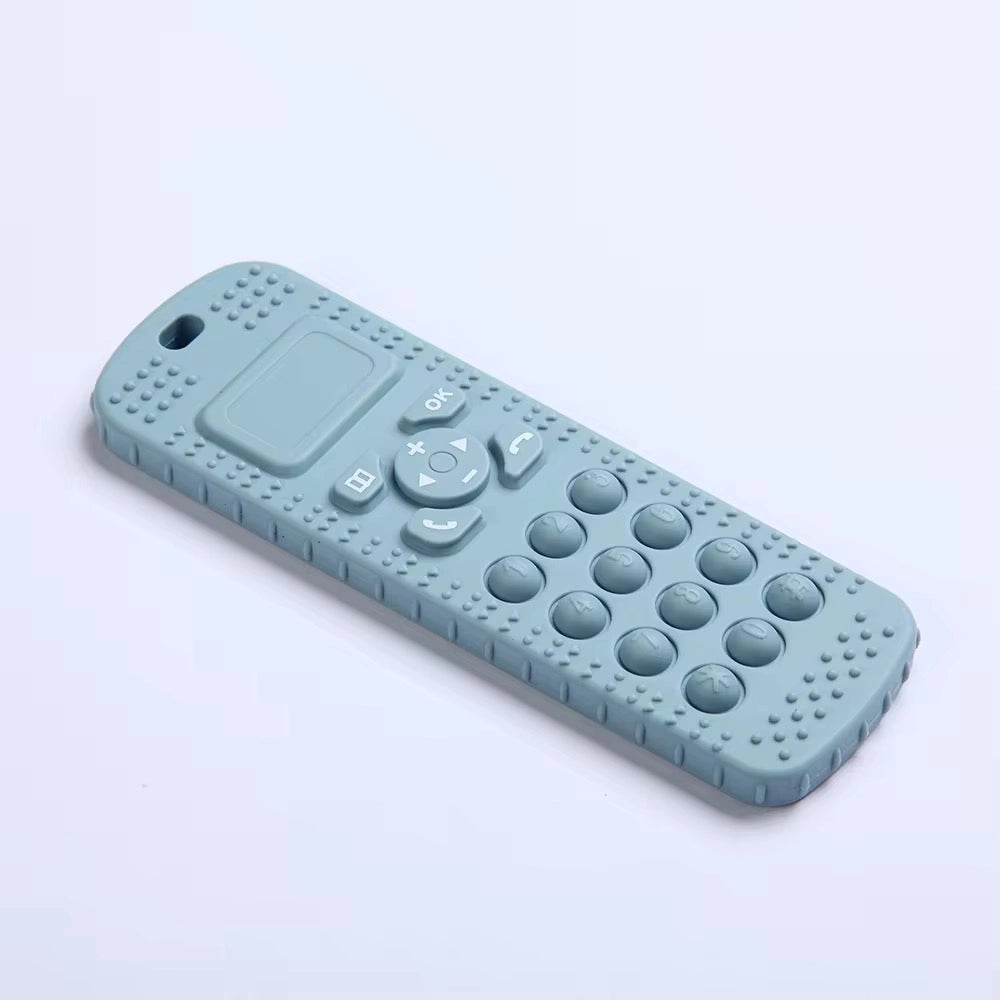 Telephone Silicone Pop-It Teether in Seafoam - Doodlebug's Children's Boutique