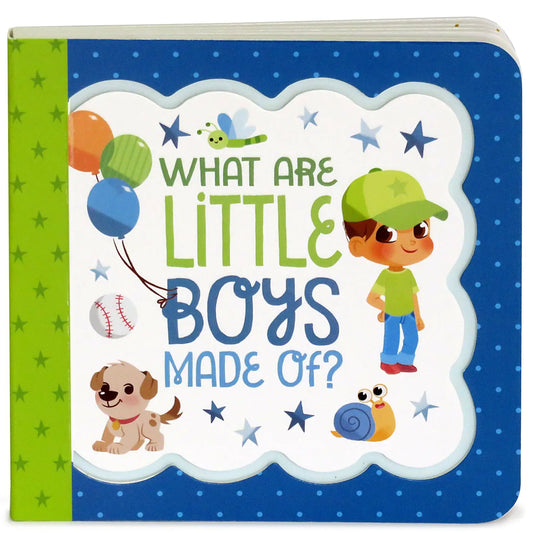 What Are Little Boys Made Of Greeting Card Book  - Doodlebug's Children's Boutique