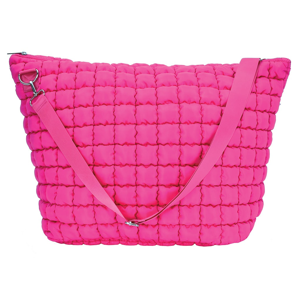 Pretty Pink Puffy Weekender Bag - Doodlebug's Children's Boutique