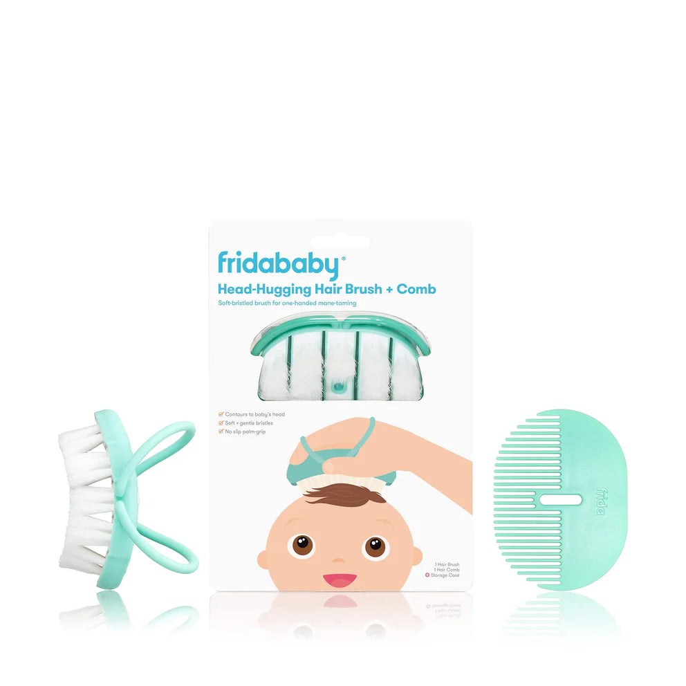 Head Hugging Hairbrush + Comb Set  - Doodlebug's Children's Boutique