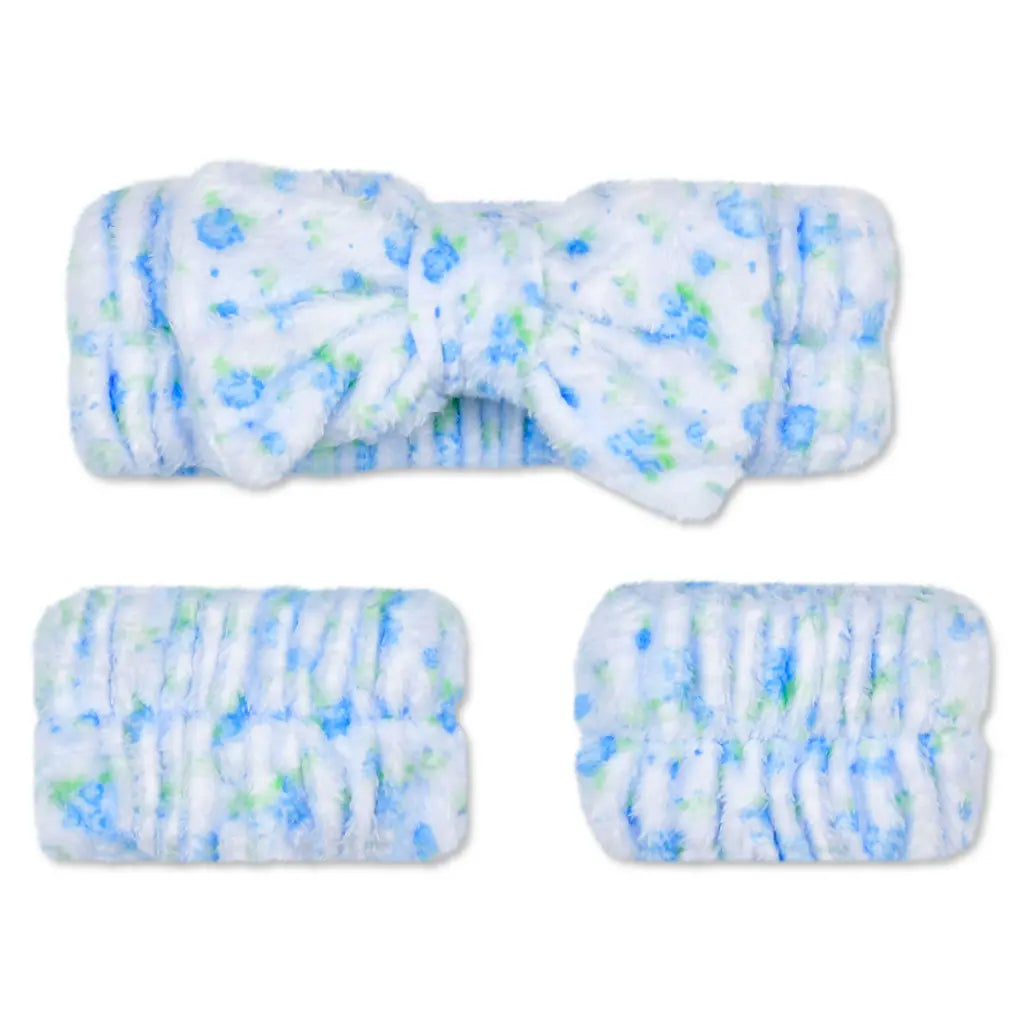 Beauty in Bloom Spa Day Headband and Cuffs Set - Doodlebug's Children's Boutique