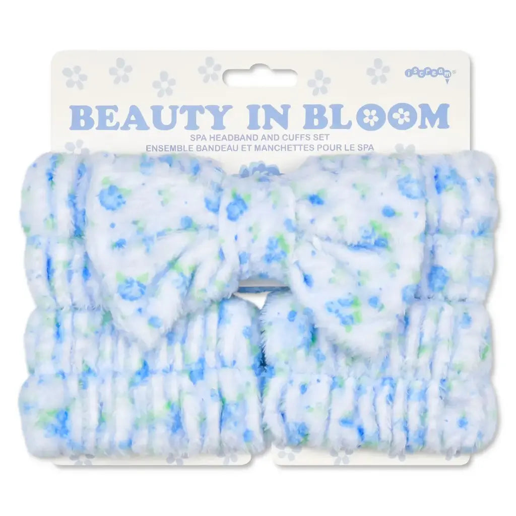 Beauty in Bloom Spa Day Headband and Cuffs Set - Doodlebug's Children's Boutique