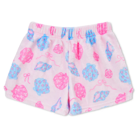 Seashells Plush Shorts - Doodlebug's Children's Boutique