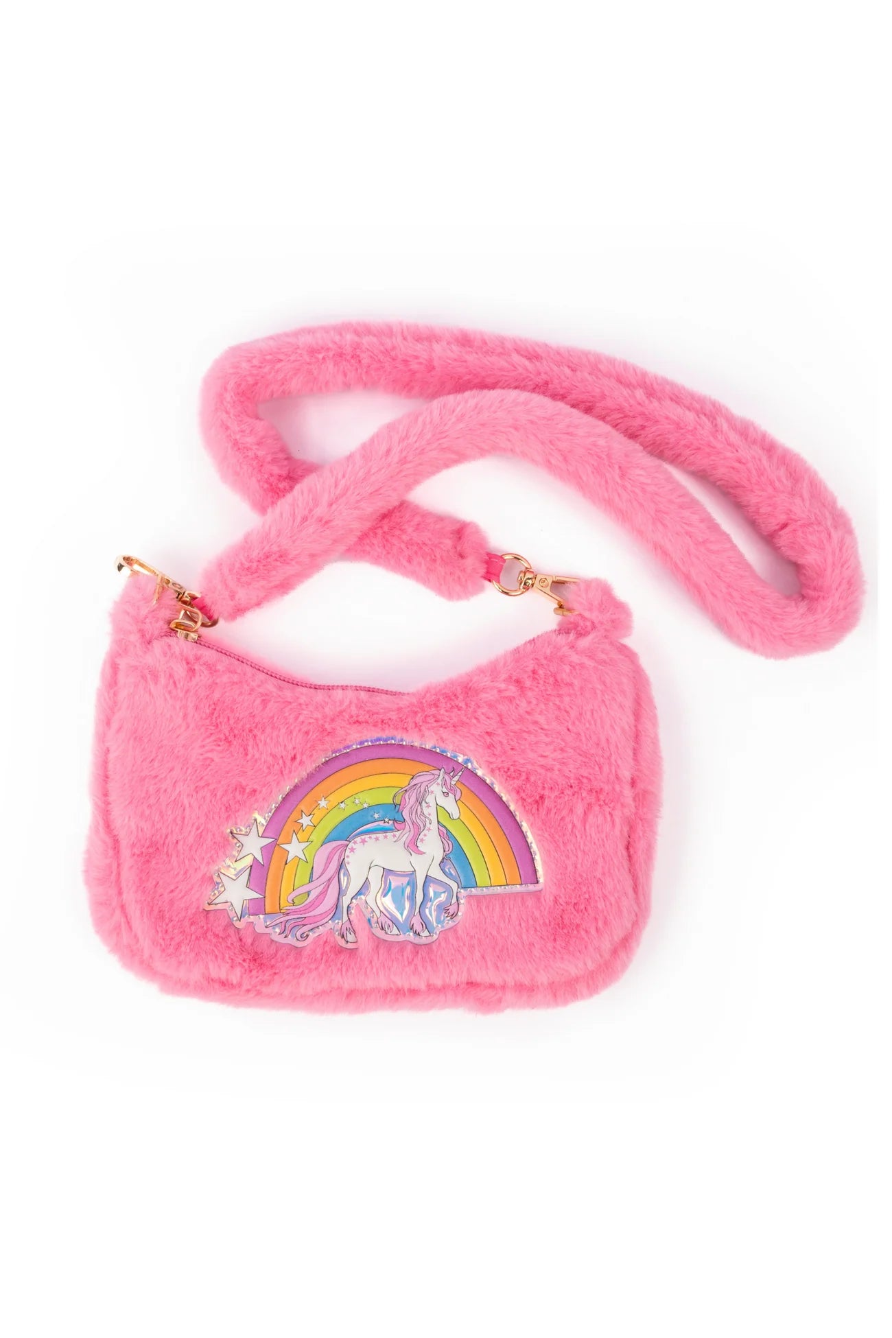 Pink Rainbow Cuddle Crossbody Purse - Doodlebug's Children's Boutique