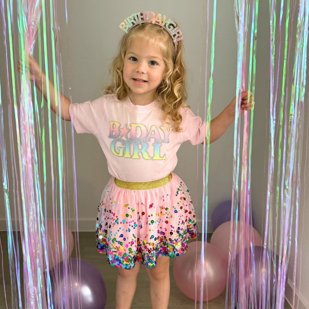 Birthday Girl Patch Shirt - Doodlebug's Children's Boutique