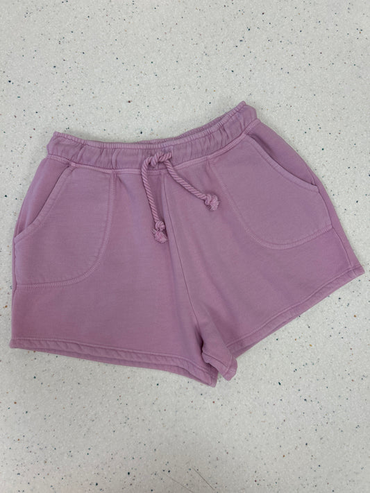 Orchid Pork Chop Pocket Shorts - Doodlebug's Children's Boutique
