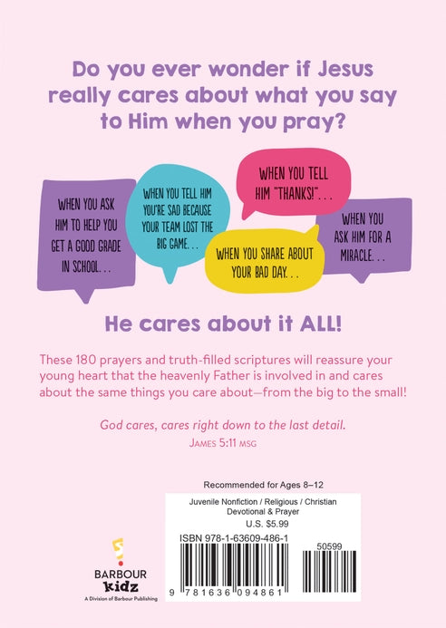 It All Matters to Jesus Prayers for Girls Book  - Doodlebug's Children's Boutique