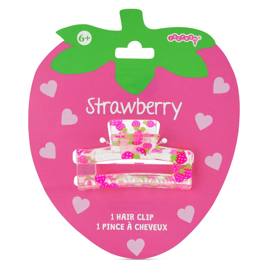 Strawberry Hair Clip - Doodlebug's Children's Boutique