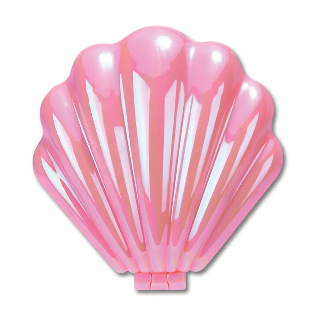 Mermaid Vibes Pop-Up Shell Mirror & Hair Brush - Doodlebug's Children's Boutique