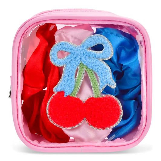 Cherry on Top Scrunchie Set - Doodlebug's Children's Boutique