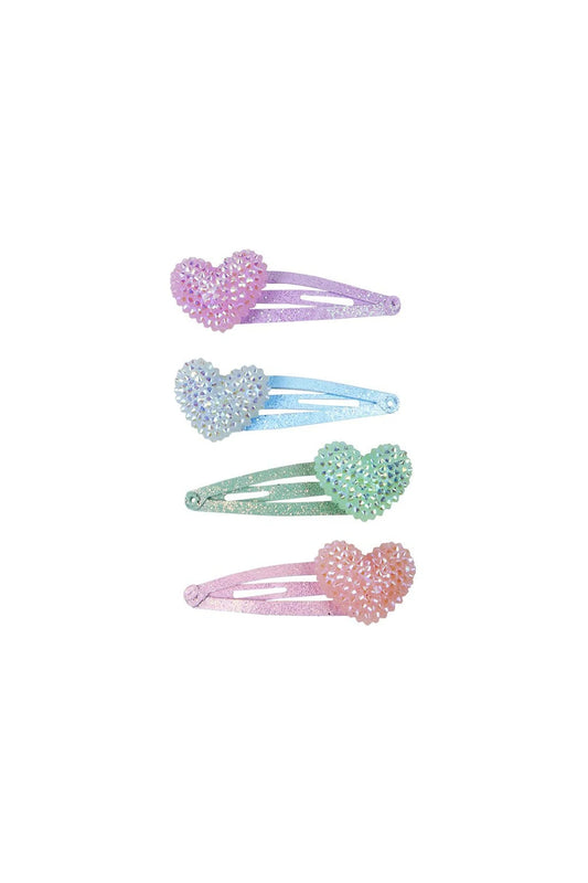 Sparkle Heart Bobble Hairclip  - Doodlebug's Children's Boutique