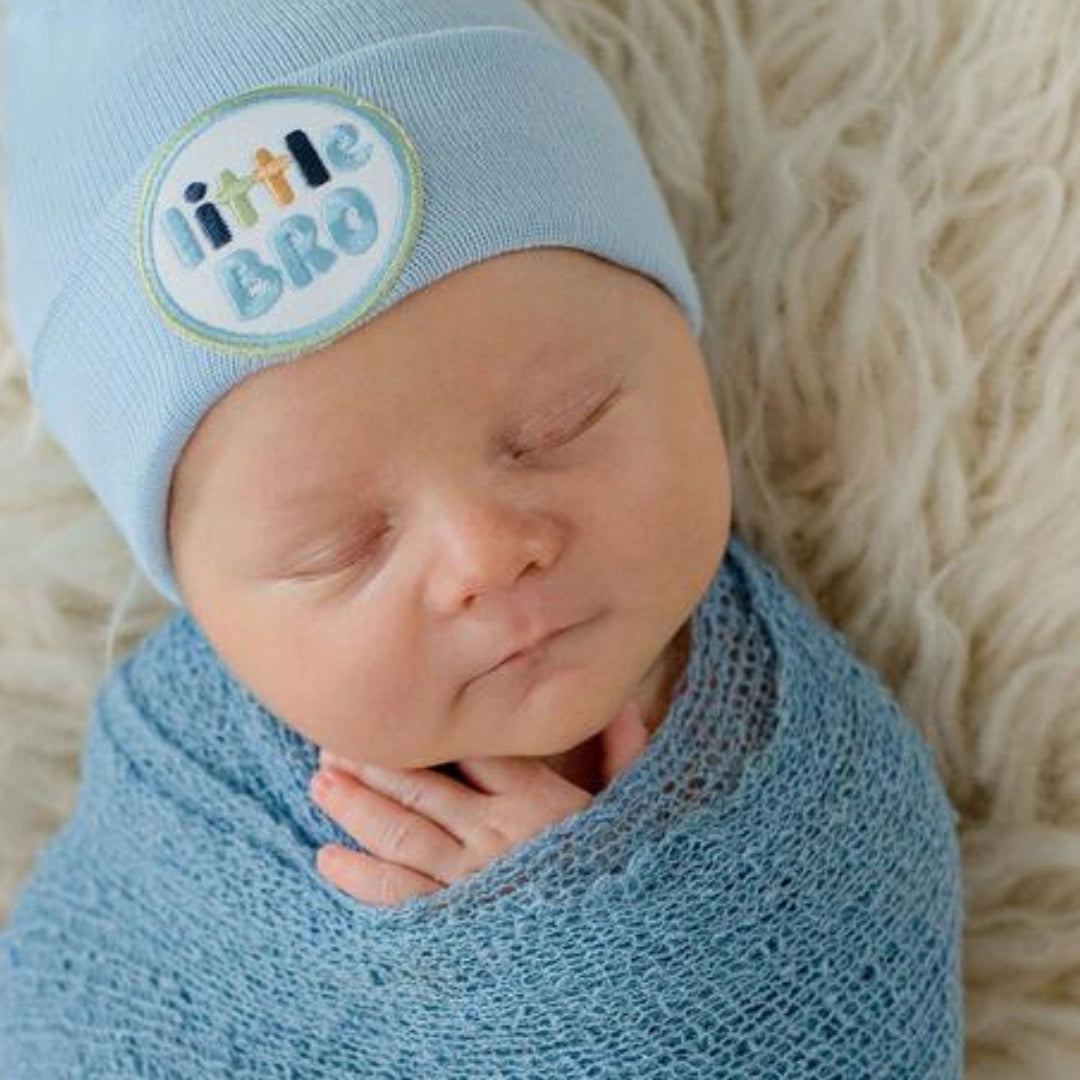 Little Bro Newborn Hospital Hat - Doodlebug's Children's Boutique