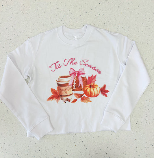 Tis the Season Embroidered Sweatshirt - Doodlebug's Children's Boutique